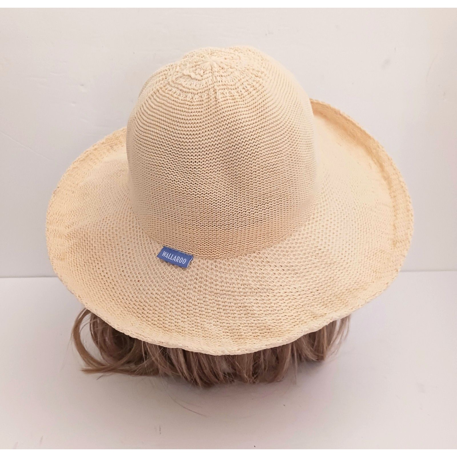 Wallaroo Victoria Wide Brim Hat Light Yellow Upf 50+ Breathable Lightweight — image 4 of 8